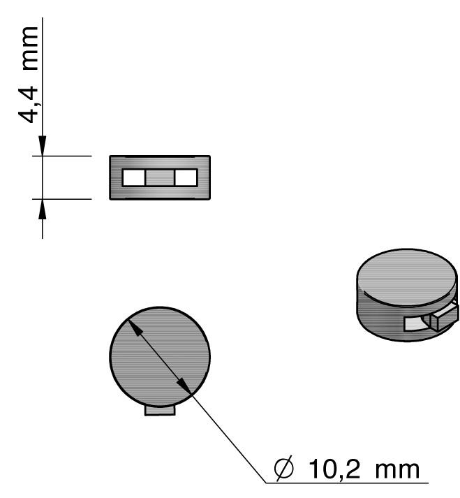 Plan Scellé en étain (main), scellé métallique - Dejoie